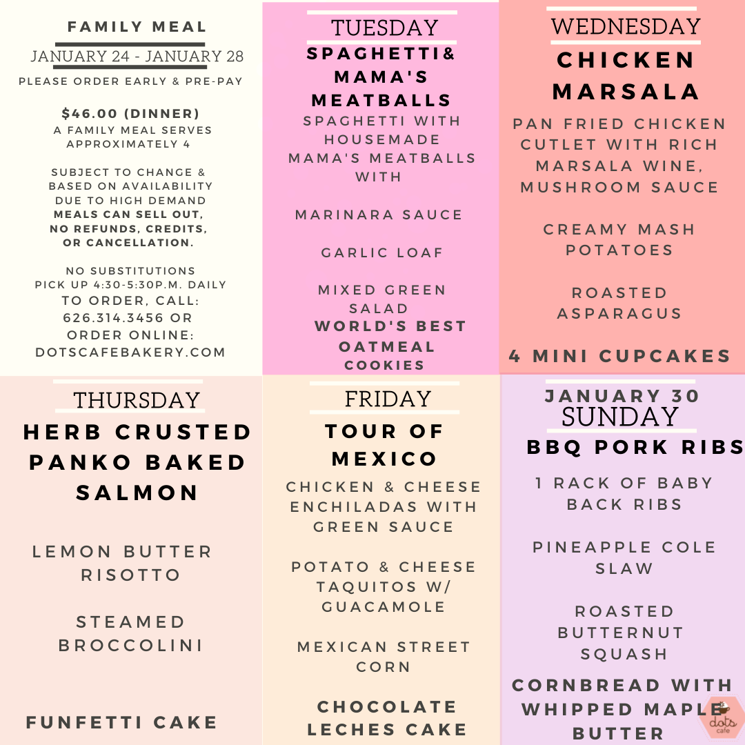 january 24 | Dots Cafe & Bakery