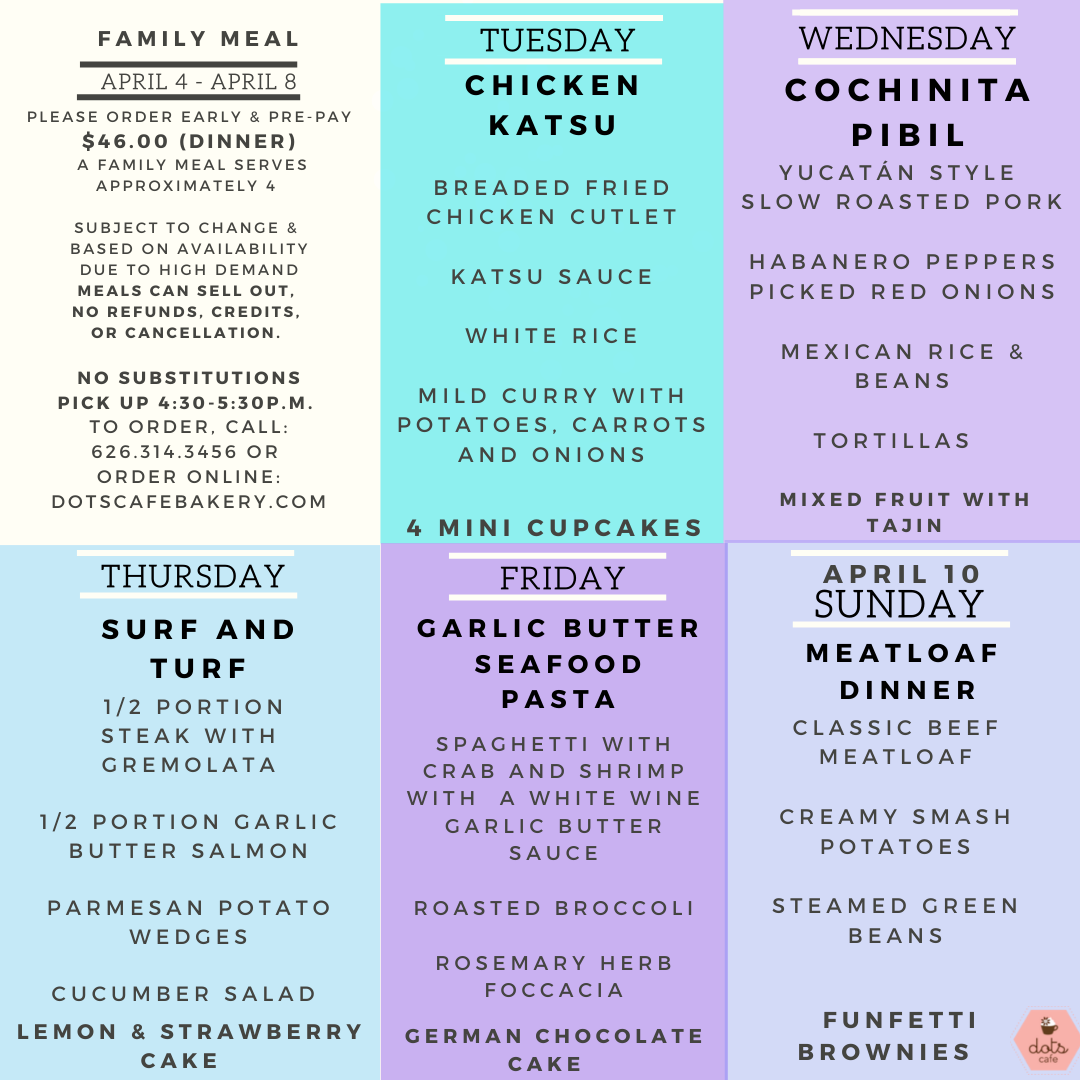 april 4 | Dots Cafe & Bakery